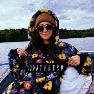 Teddy Fresh Multicolor Floral Fleece